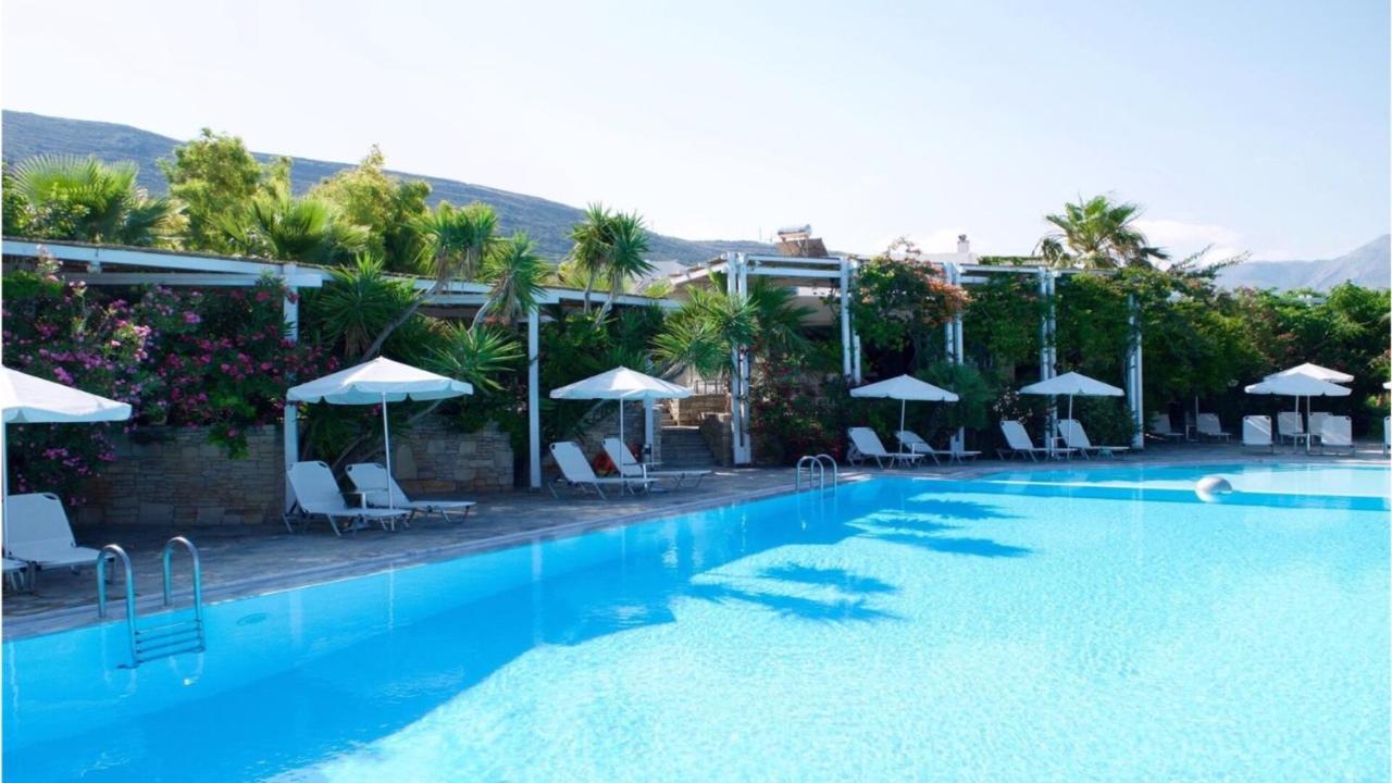 Hotel Plakures Falasarna Bagian luar foto